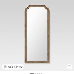 30”x70” French Country Wood Mirror