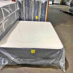 Sealed 🏷️ Brand New! All Size Mattress +Optional Box Spring For Sale Delivery Free 🚚