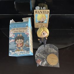 The Monster X One Piece Labubu Sanji 