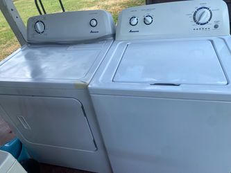 Amana washer and dryer set