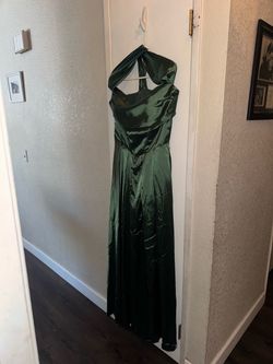 Bridesmaid dress green size 20