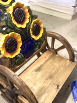 Sunflowers design set of chair, love and sofa