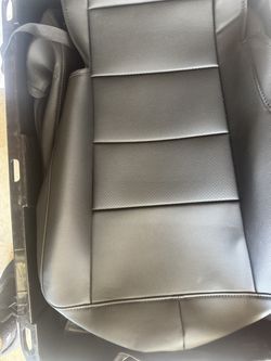 Ford Explorer 2016 to 2019 black Faux Leather seat covers