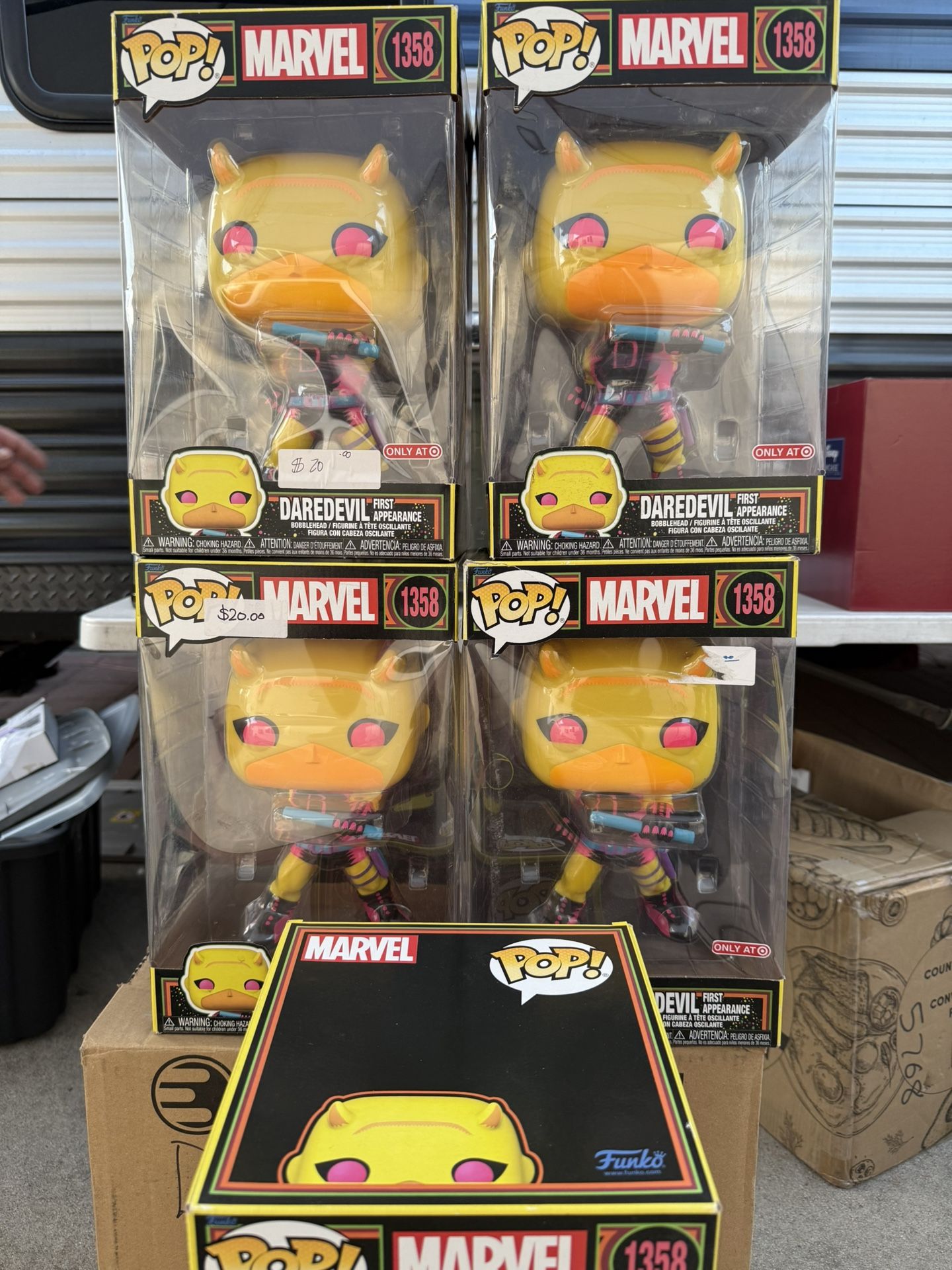 Marvel Pop Daredevil First Appearance 1358 (Set Of 6)