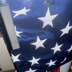 American Flag LG Mini Fridge