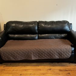 Free faux leather sofa!
