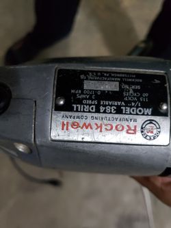 Rockwell electric drill 1/4"