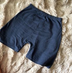 Brandy Melville Navy Bike Short 100% Cotton