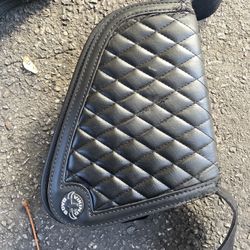Motorcycle swing arm bag