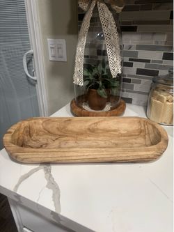 Wooden Dough Bowl