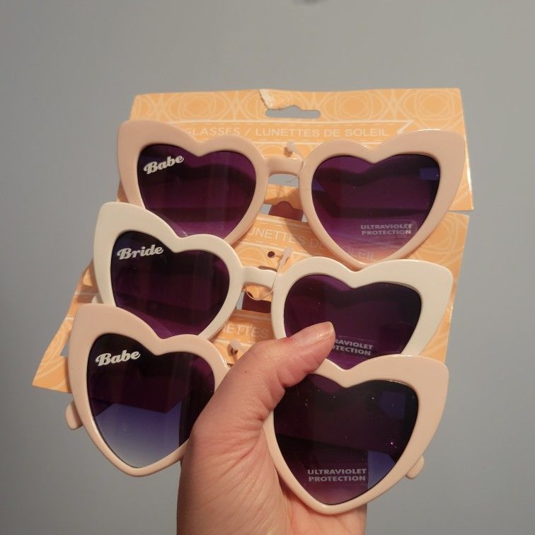 2 Babe & 1 Bride Sunglasses & 4 Bridetribe Glasses
