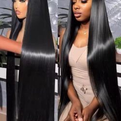 36 Inch Human Hair Wig 