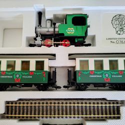 CHRISTMAS RARE Fleishmann LTD ED Christmas Vlg Railroad for Dept 56 1994  COLLECTOR
