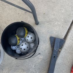 Bucket Of Wiffle Balls