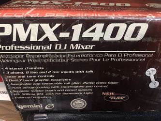 DJ stereo mixer
