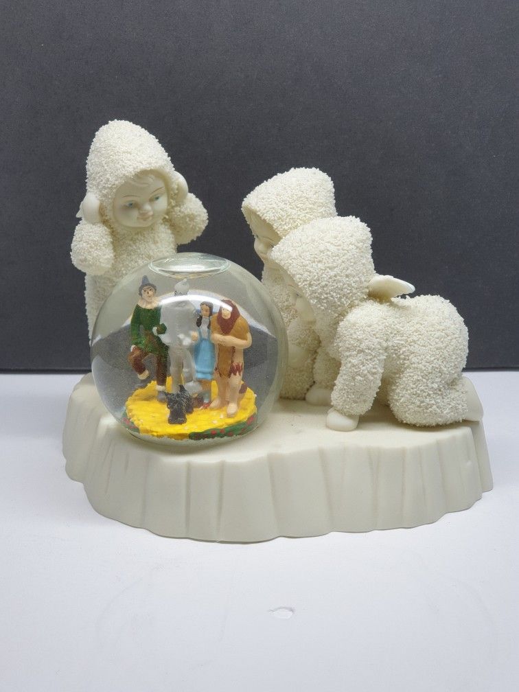 Snowbabies Department 56 Retired "They're Coming From Oz, Oh My!" Snowglobe