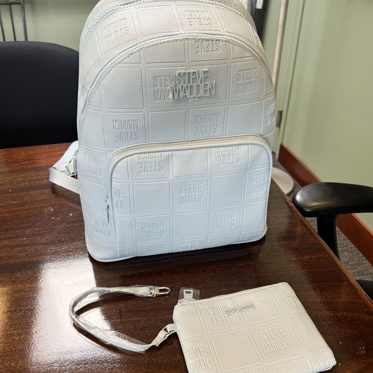 burlington gold and gray mini backpacks Sloan Leather Backpack - Slim Design, Built-In Sleeve Fits 11