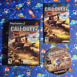 Call Of duty Big red One Sony PlayStation 2 PS2 COMPLETE CIB