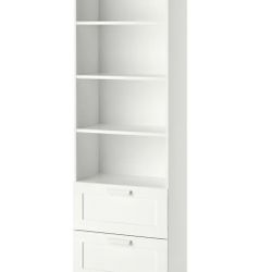 BRIMNES Bookcase, white (Missing Shelves)