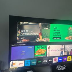 75”  LG TV WebOS TV 