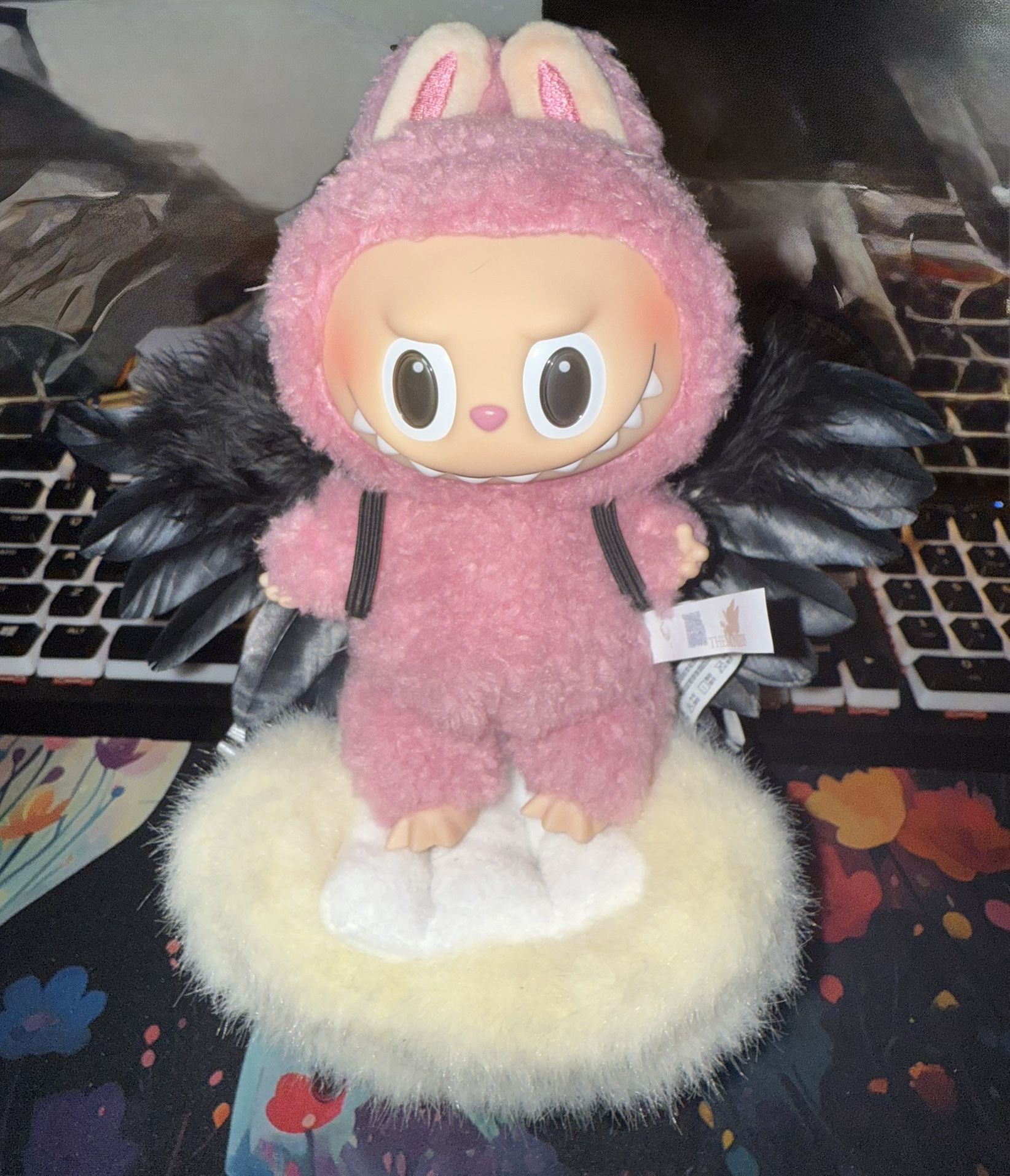 Labubu Accessories Black Angel Wings (Doll Not Included)