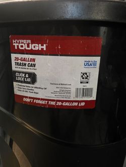Hyper Tough 20-Gallon Trash Can