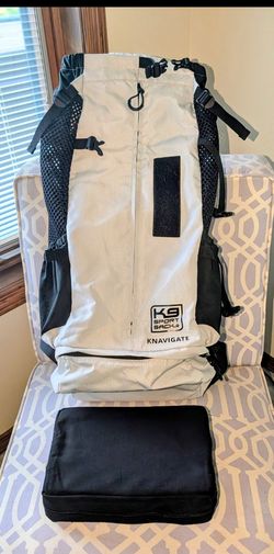 K9 Sport Sack Knavigate Lunar Rock Large Pet Carrier w/Booster Block~ Like New