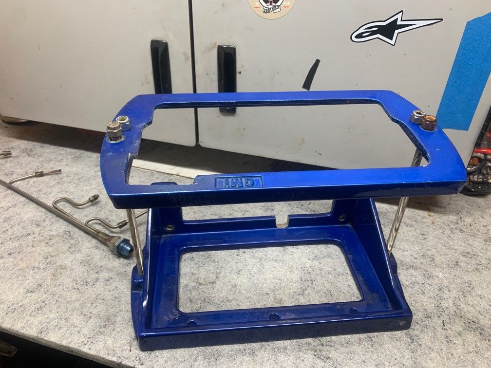 Battery Box , Powder Coated cobalt Blue