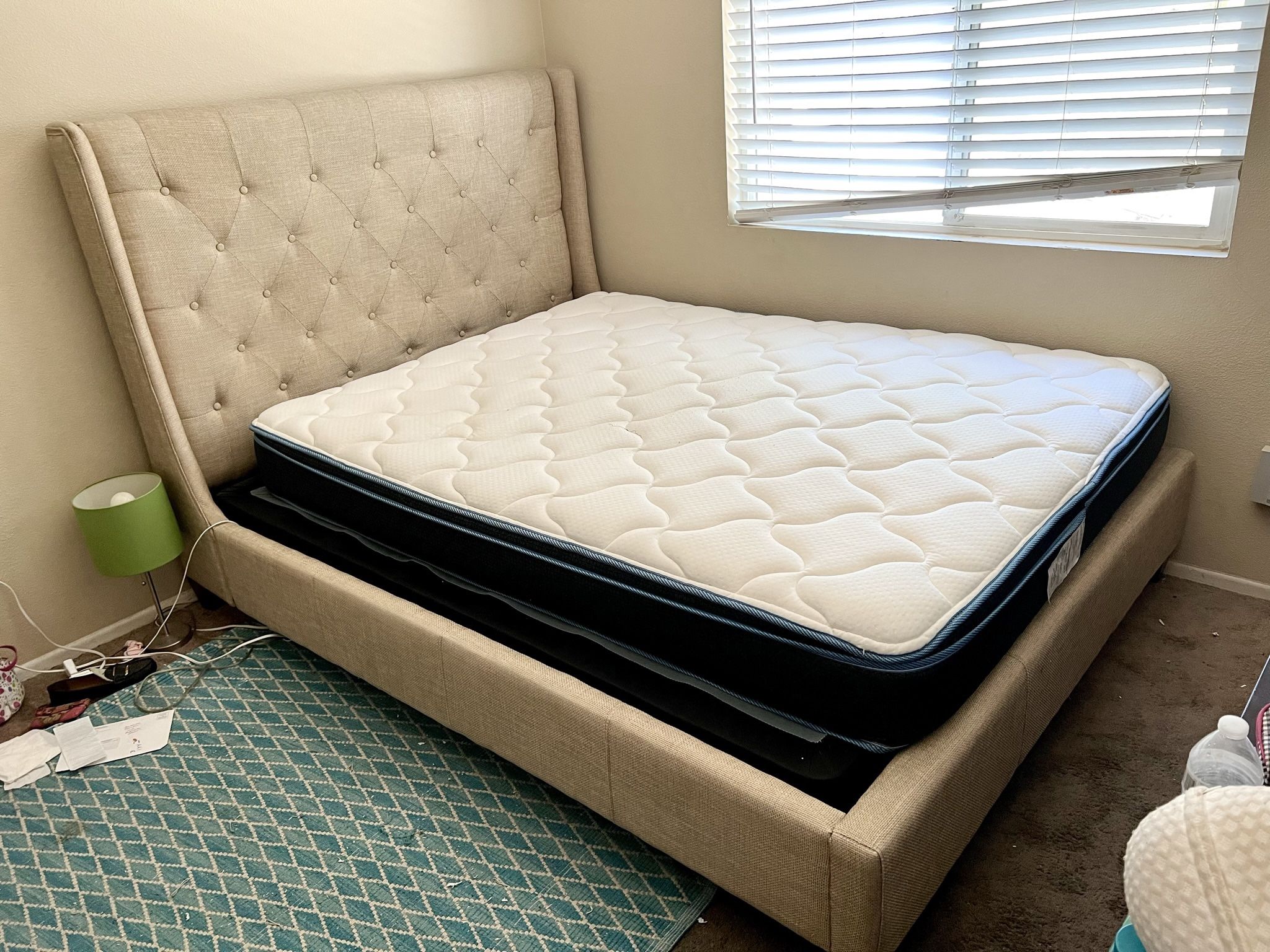 Queen Size Bed (Mattress Not Included)