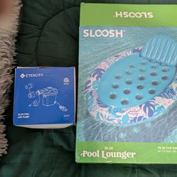Amazon New In Box Floatie And Air Pump