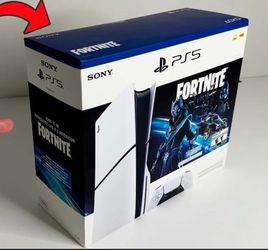 PlayStation PS5 Console 1TB - Fortnite Cobalt Star Disc Slim Edition gaming console