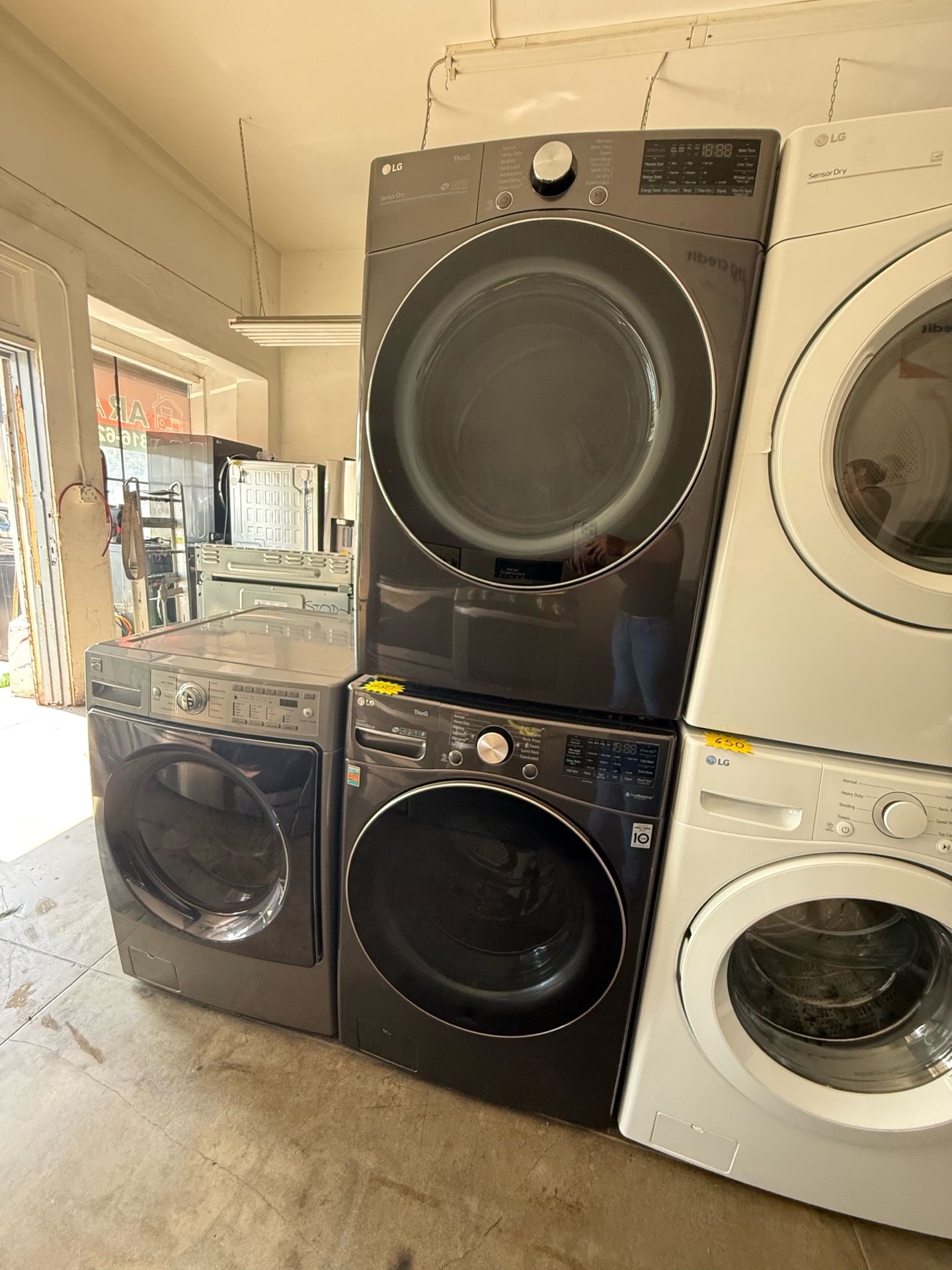 Washer and dryer LG