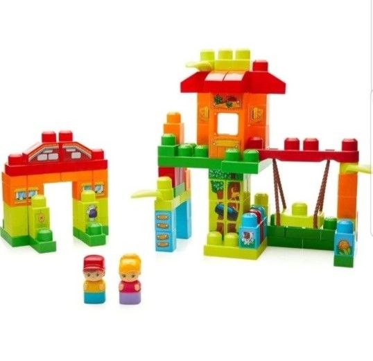 2- SETS INCLUDED Fisher Price Bloks  Tree House Play Zone 120 Blocks