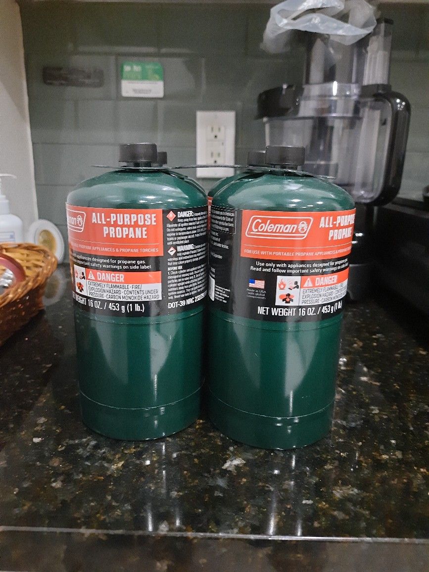 Coleman All Purpose Propane Gas Cylinder 16 oz, 4-Pack