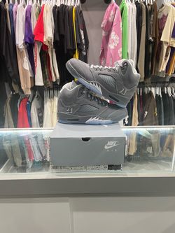 Jordan 5 Retro Wolf Grey Size 8