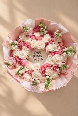 Mirror rose bouquet / Ramo buchon