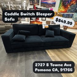 Coddle Switch Sleeper Sofa In Blue 