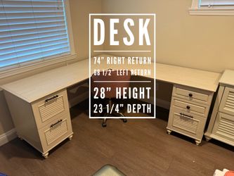 Desk, Bookshelf, Filing Cabinet Office Furniture