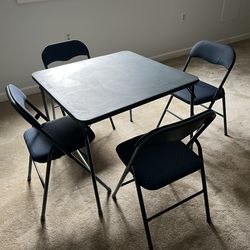 5 piece folding table / chairs