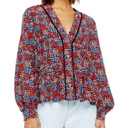 Topshop New! Floral Top