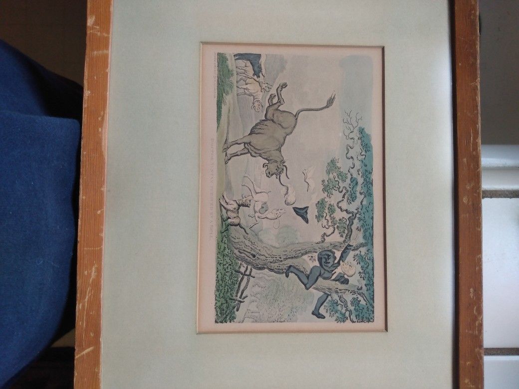 Antique Etching 100yrs Old