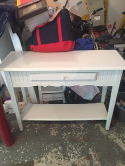 White dresser type stand