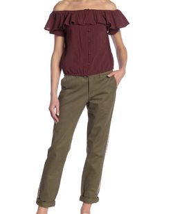 Roxy poetry side stripe pants