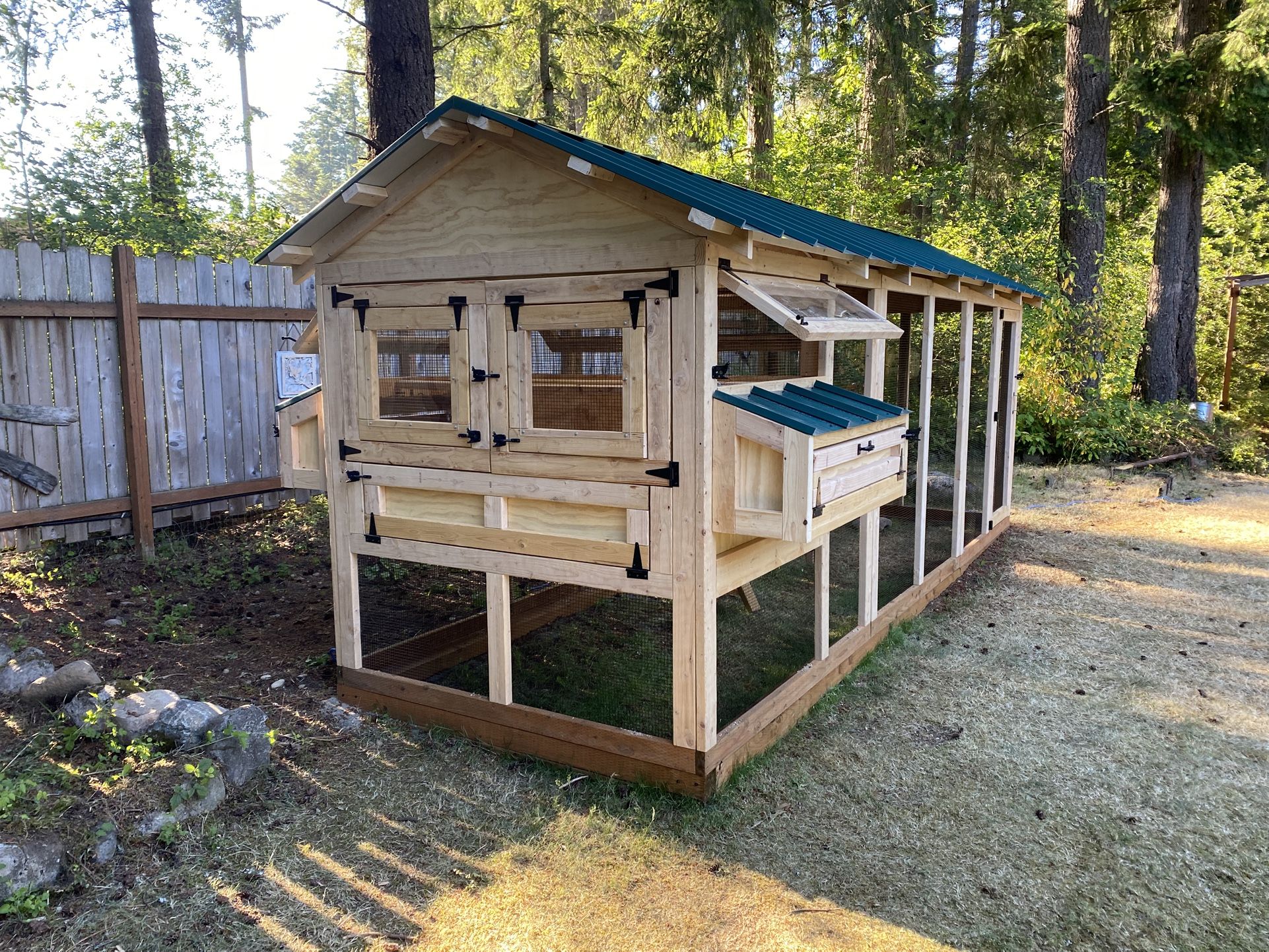 Walk-In Chicken Coop 6x18x7.5