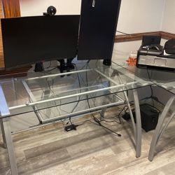 L-Shaped Computer Desk  