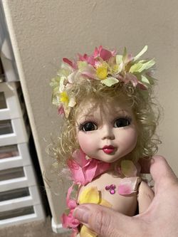 Porcelain mermaid doll By Sherri Baldy
