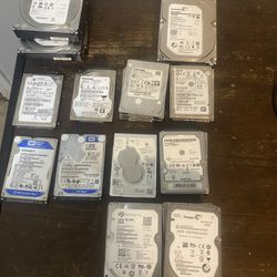 34 Assorted Hard Drives/ Laptop And Desktop 