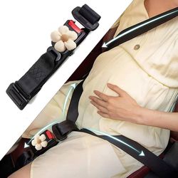 new Pregnancy Bump Strap-2024 New Seat Adjuster for Mother-Protect Unborn Sweet-Beer Belly-After Abdominal Surgery-Prevent The Abdomen from Stress (Bl