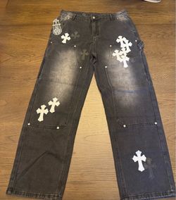 Chrome heart jeans size 34 unworn