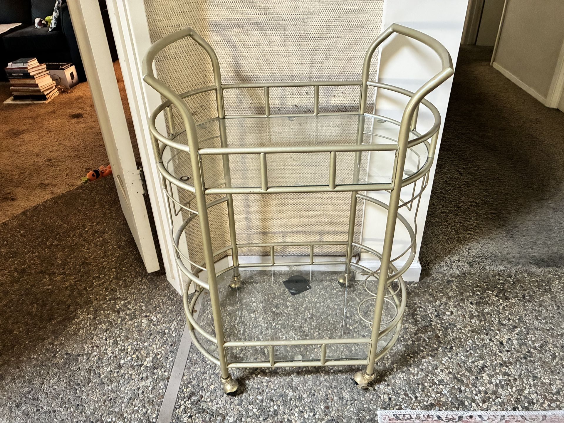 Brass Bar Cart
